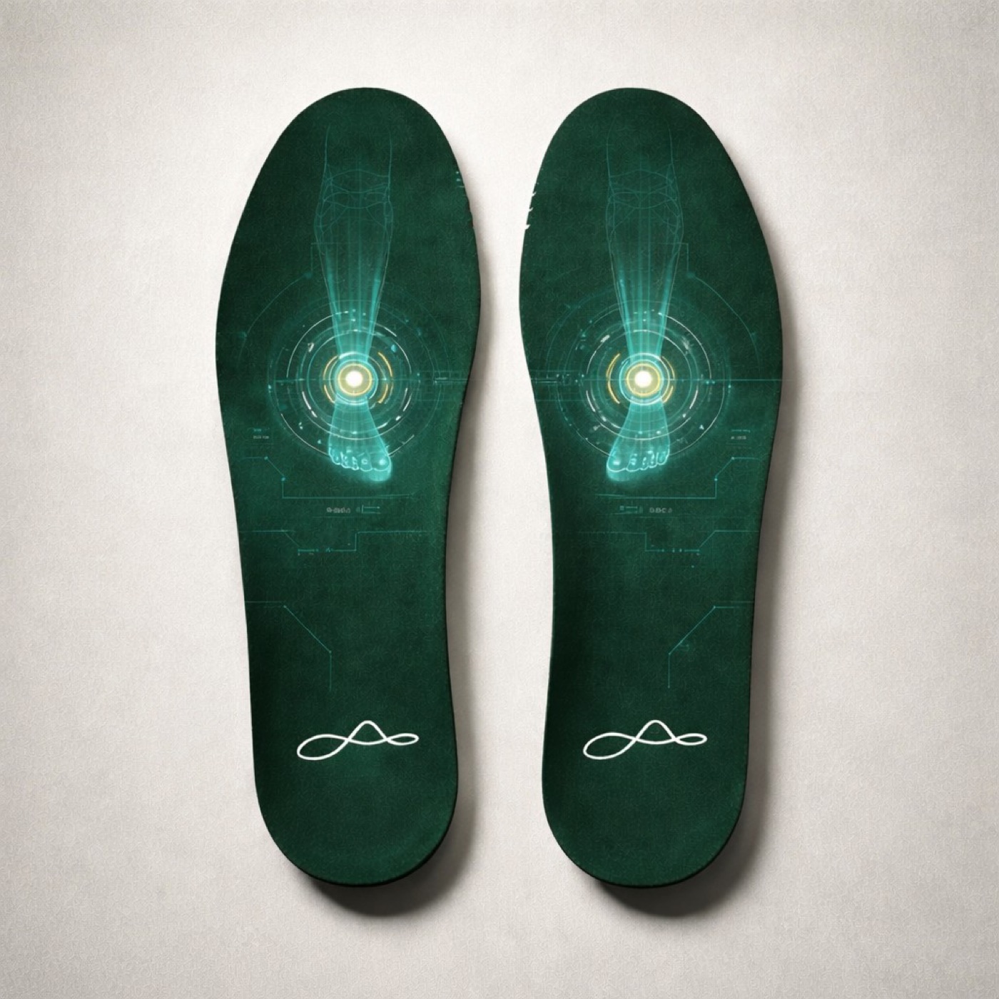 Concept render of a pair of BOUND insoles